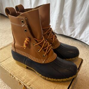 L.L. Bean Boots Navy Duck Boots
